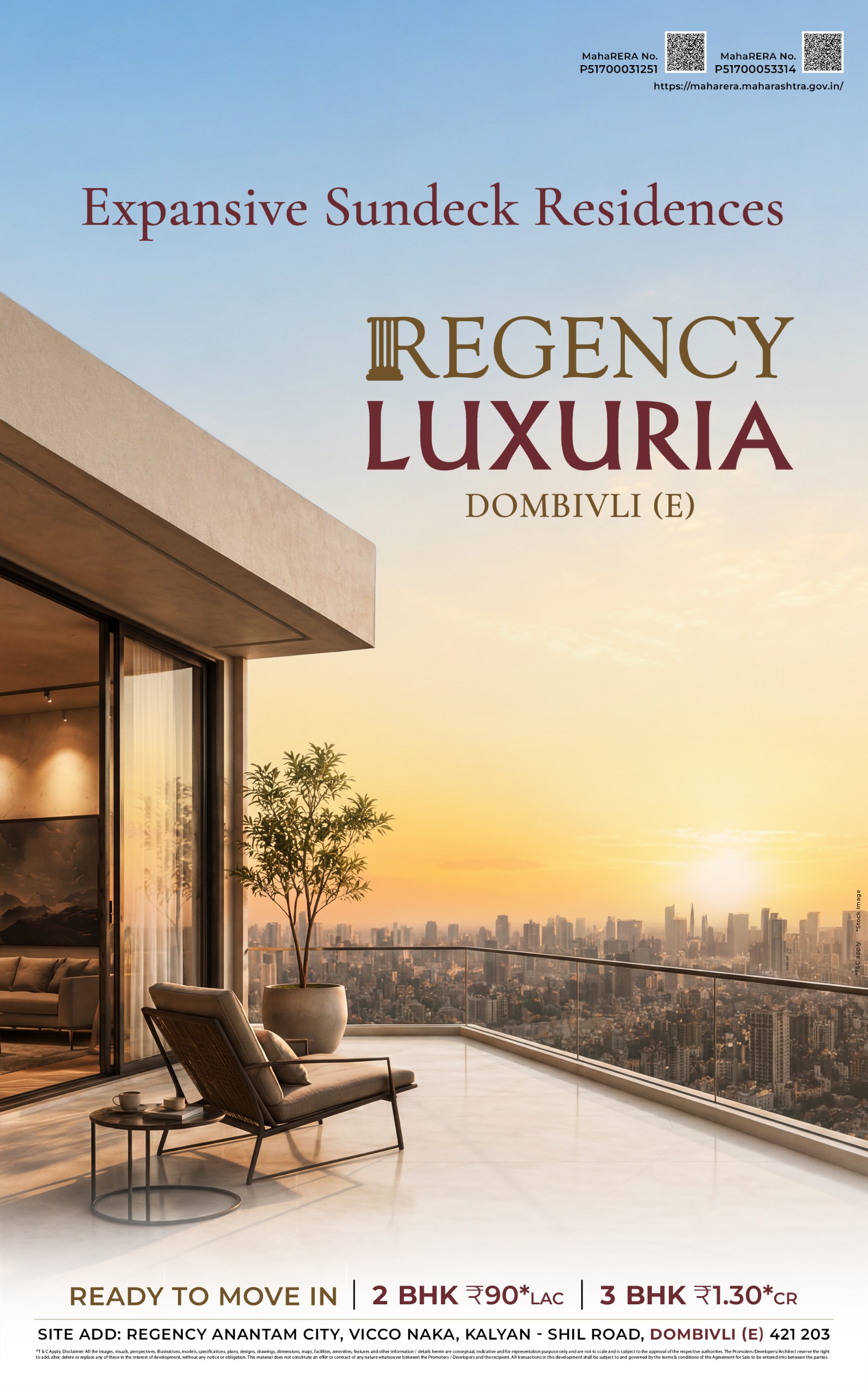 Regency Luxuria – Premium 2 & 3 BHK Flats in Dombivli
