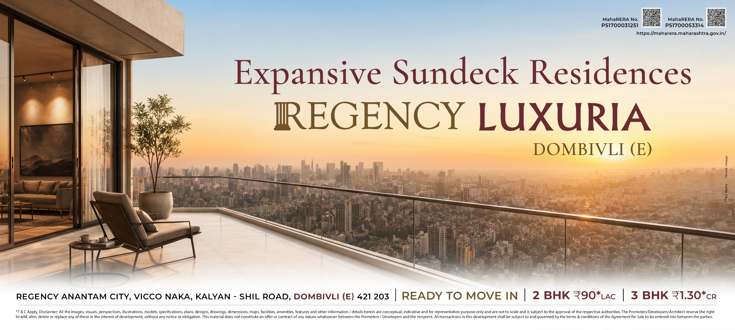 Regency Luxuria – Premium 2 & 3 BHK Flats in Dombivli